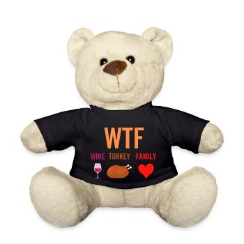 Famille Wine Turkey - Nounours - noir - Devant