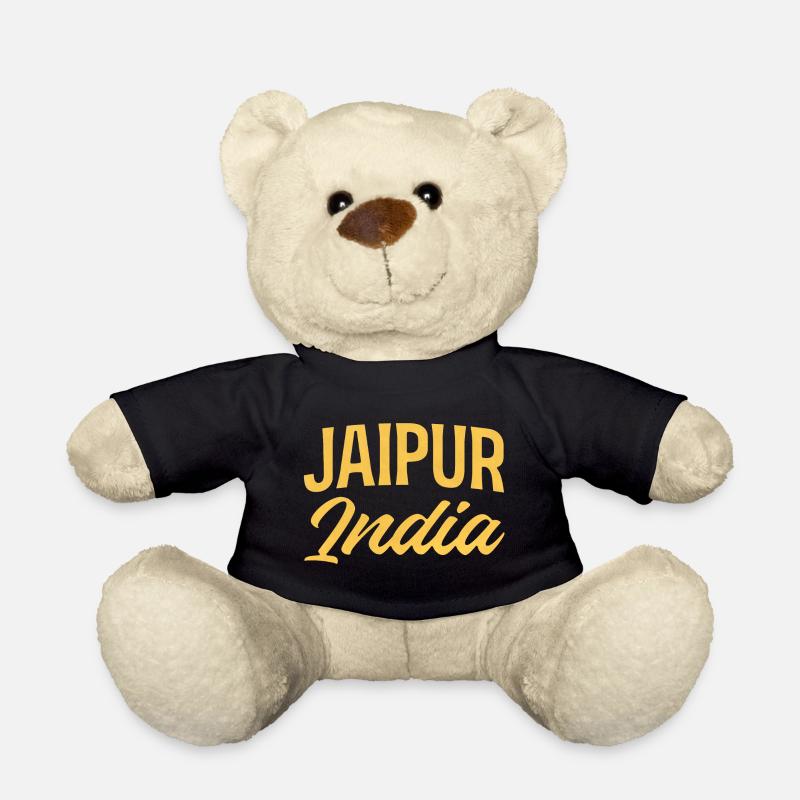 Jaipur India Design de Lettrage en or - Nounours - noir