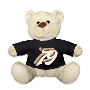 79ème anniversaire vintage - Nounours - noir - Devant