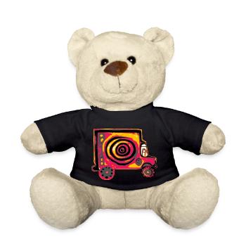 Der kleine LKW - Teddy - Schwarz - Vorne