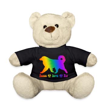 Bouvier des Pyrénées, entièrement personnalisable à volonté - Nounours - noir - Devant