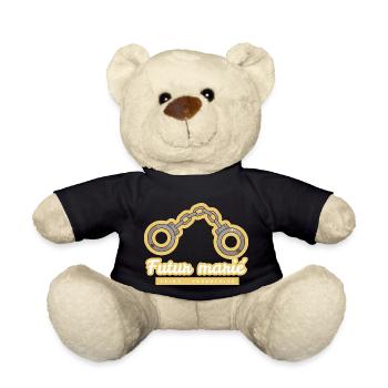 Futur Marié, peine perpétuité, Humour mariage EVG - Nounours - noir - Devant