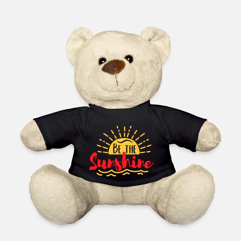 BE THE SUNSHINE - Teddy Bear - black