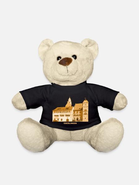 Überlingen Town Hall Münster Bodesee Baden-Württembe - Teddy Bear - black