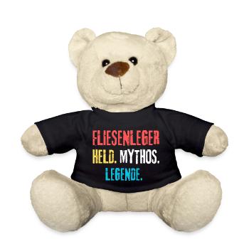 fliesenleger Handwerker - Teddy - Schwarz - Vorne
