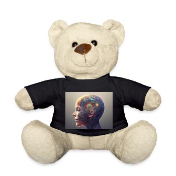 Mechanischer Kopf - Teddy - Schwarz - Vorne