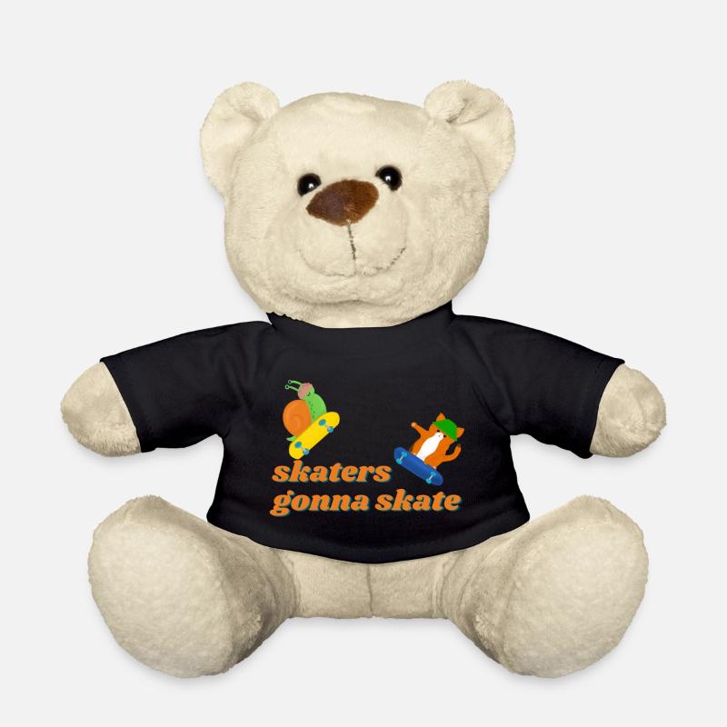 Skaters going to Skate - Teddy Bear - black