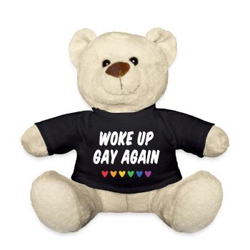 Wieder aufgewacht - Pride Month - Teddy - Schwarz - Vorne