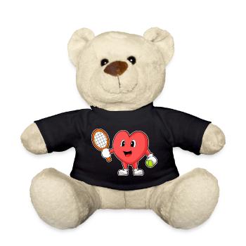 Raquette de tennis Heart Tennis - Nounours - noir - Devant