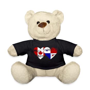 Canada Panama Drapeau utilisé - Nounours - noir - Devant