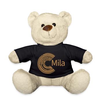 Für Mila - Teddy - Schwarz - Vorne