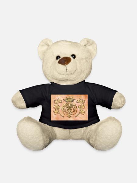 Bach Siegel / Monogramm / Wappen / Insignien - Teddy - Schwarz