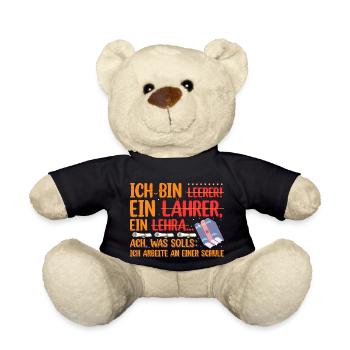 Pädagoge Lehrer Frauen - Teddy - Schwarz - Vorne