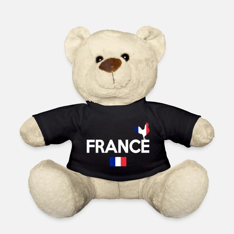 Coq Tricolore Illustration pour Passionnés - Nounours - noir