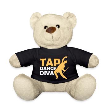 Tap Dance Diva Tap Dancing Tap Dancer - Teddy - Schwarz - Vorne