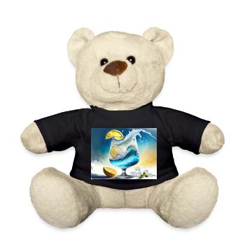 Nach mir die Ginflut Gin and Tonic monster wave - Teddy - Schwarz - Vorne