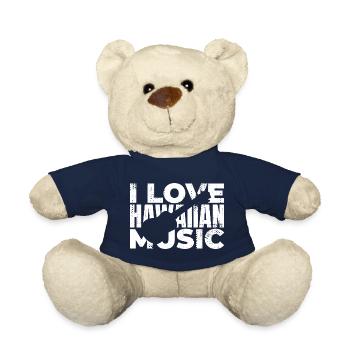 Ukulele Liebhaber Spruch - Teddy - French Navy - Vorne