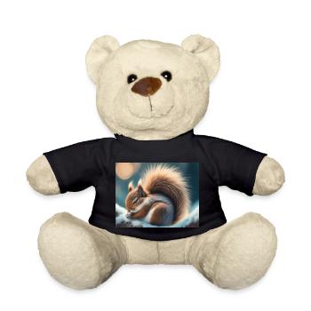 Animaux mignons en hibernation – écureuil - Nounours - noir - Devant