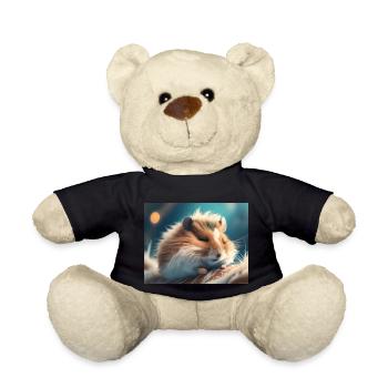 Animaux mignons en hibernation – hamster - Nounours - noir - Devant