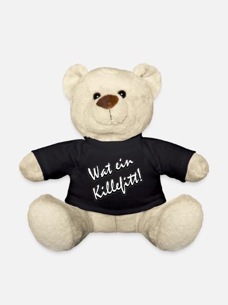Wat ein killefitt Ruhrdeutsch - Teddy - Schwarz