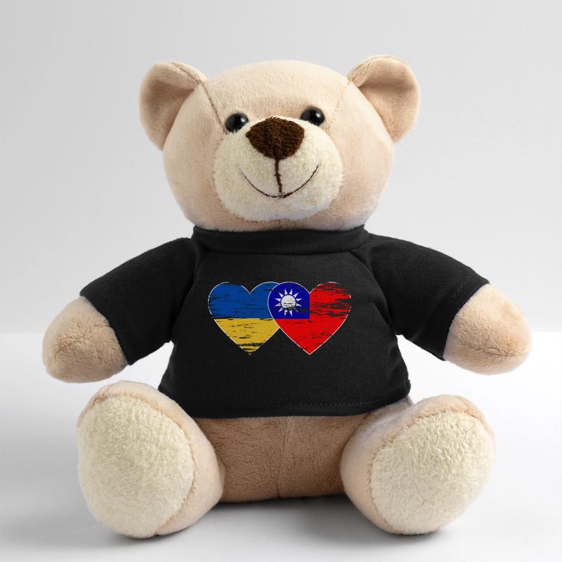 Drapeau de l’Ukraine Taïwan utilisé Nounours