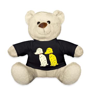 Double dalmate - Nounours - noir - Devant