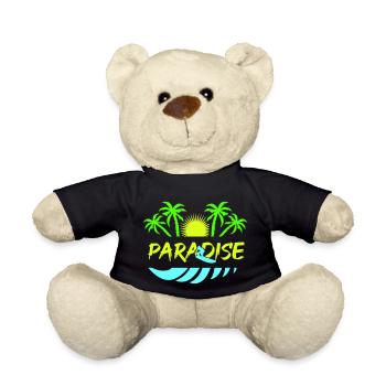 Surf Paradise - Teddy Bear - black - Front