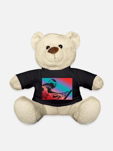 Schweißer Retro Look - Teddy - Schwarz