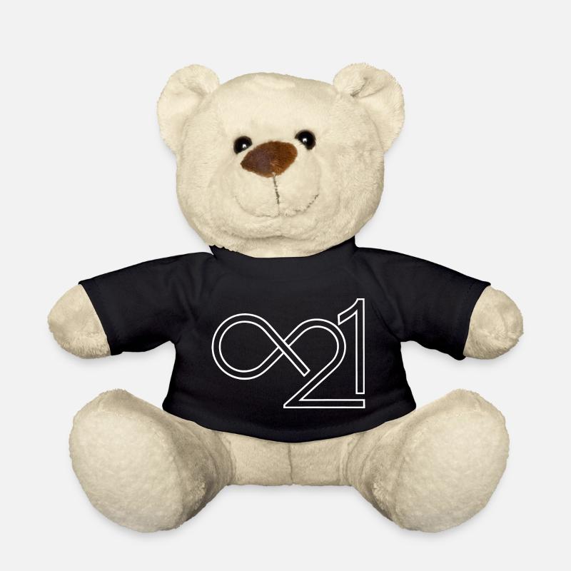 Bitcoin 21 Millionen Unendlich Minimalistisch - Teddy - Schwarz