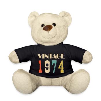 1973 Vintage Édition limitée Cadeau - Nounours - noir - Devant