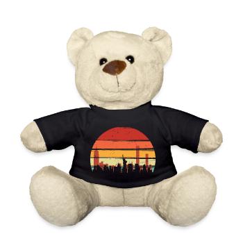Sonnenuntergang Skyline Echo - Teddy - Schwarz - Vorne