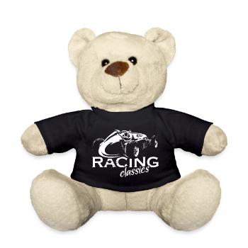 Retro Racing Vintage V8 Cars Icon Logo icon - Teddy Bear - black - Front
