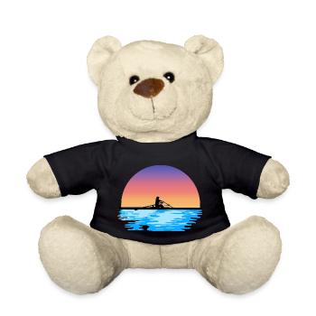 Aviron, rameur, rameur - Nounours - noir - Devant