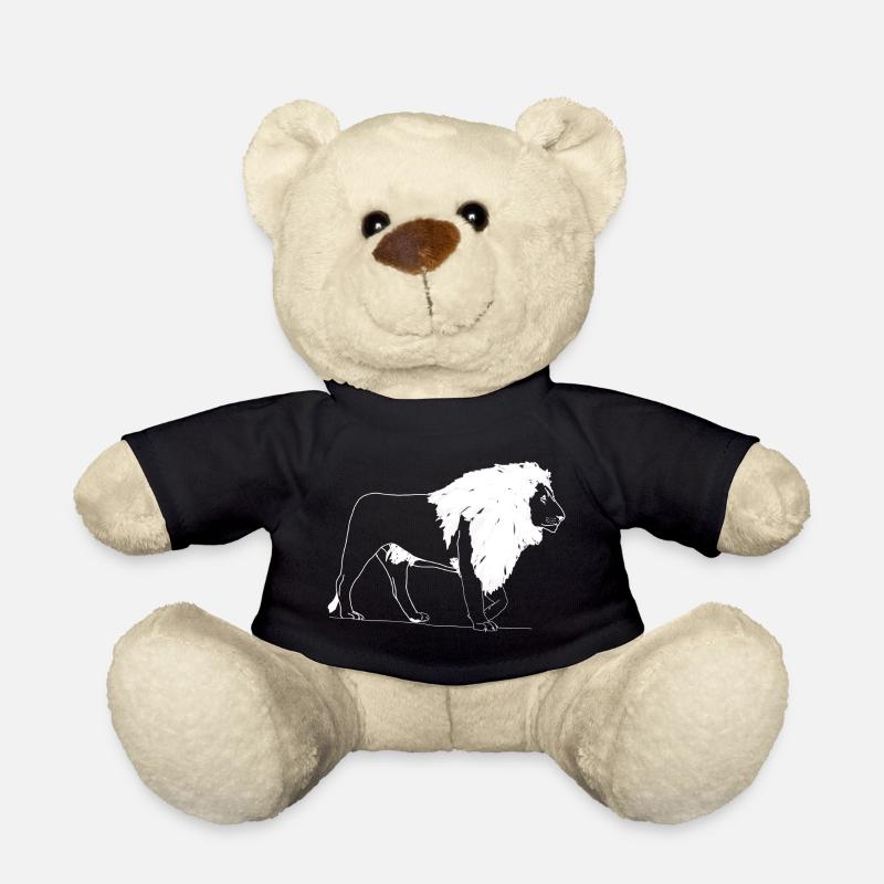 Löwe - Teddy - Schwarz