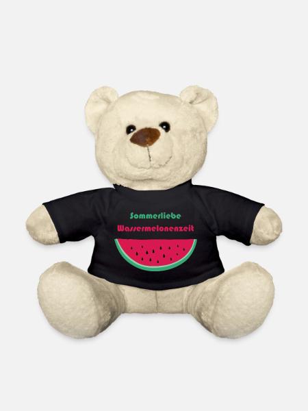 Sommerliebe Wassermelonenzeit - Teddy - Schwarz