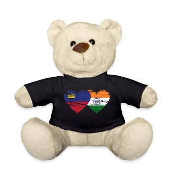 Liechtenstein Inde drapeau utilisé - Nounours - noir - Devant