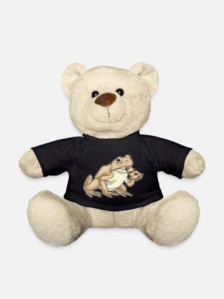 Frosch Pizza - Teddy - Schwarz