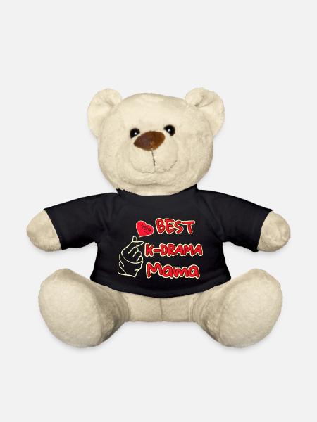 Best mom best kdrama mama - Teddy Bear - black