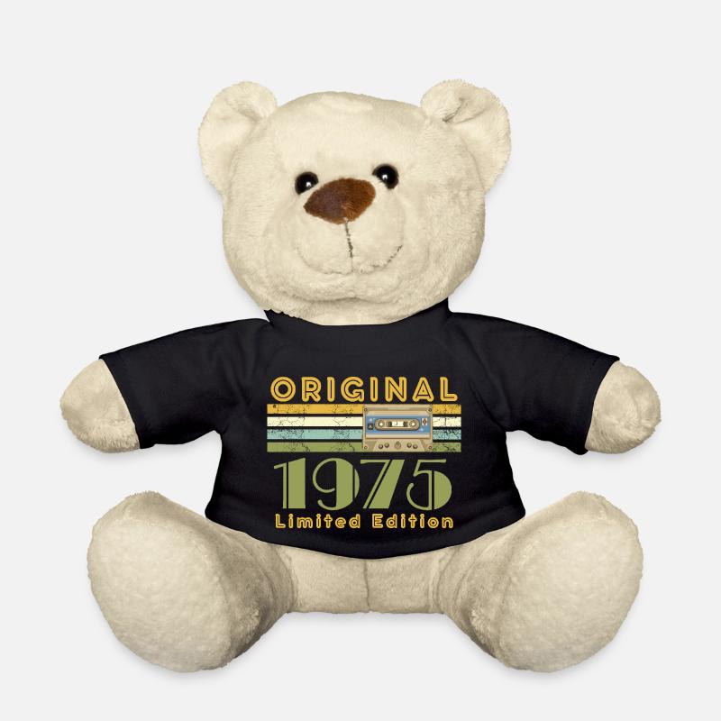 50.Geburtstag Original 1975 Limited Edition Retro - Teddy - Schwarz