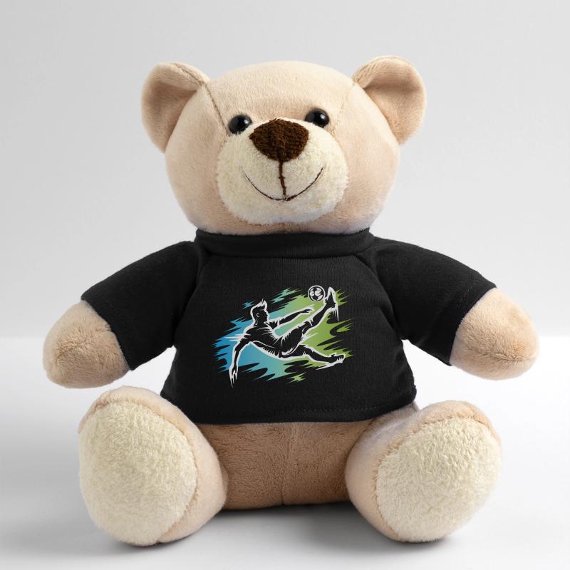 Dynamic Soccer Player - Soccer Bicycle Kick Teddy Bear