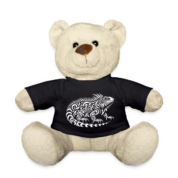 Iguane tribal - Nounours - noir - Devant