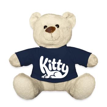 Kätzchen - Niedliche Hauskatze Design - Teddy - French Navy - Vorne