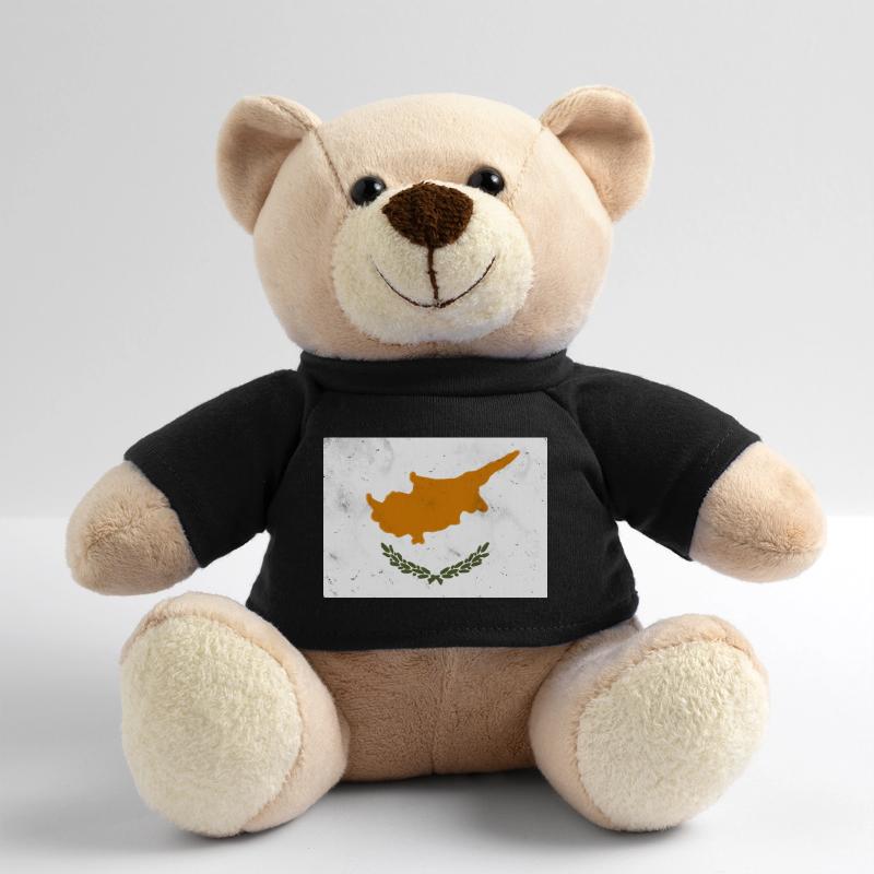 Flagge von Zypern Teddy