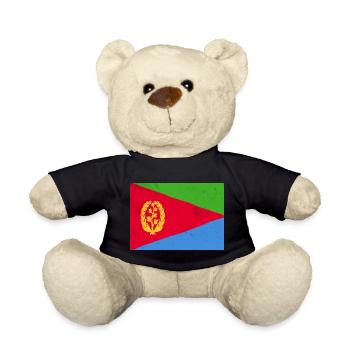 Drapeau érythréen – Identité africaine - Nounours - noir - Devant