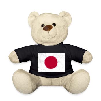 Drapeau du Japon - Nounours - noir - Devant