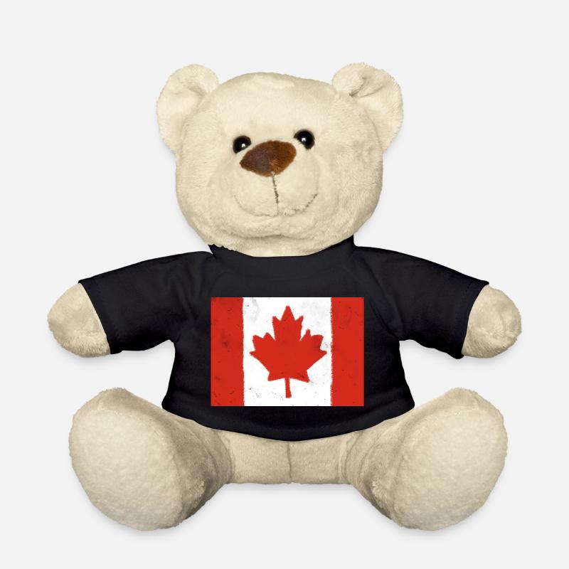 Flagge von Kanada - Teddy - Schwarz
