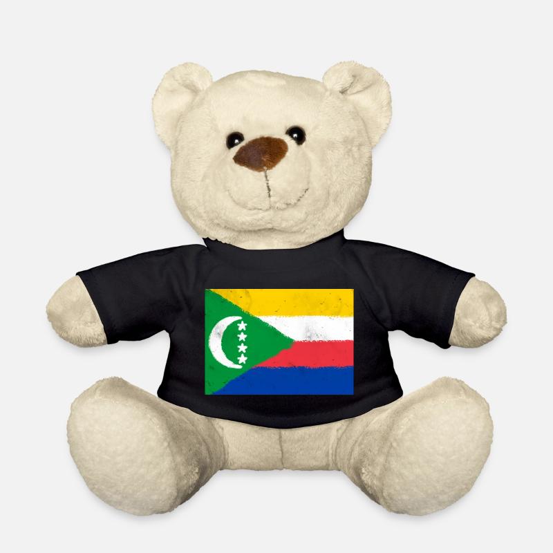 Drapeau des Comores - Nounours - noir