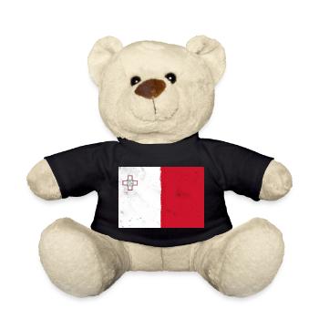 Drapeau de Malte - Nounours - noir - Devant