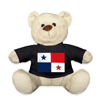 Drapeau du Panama - Nounours - noir - Devant