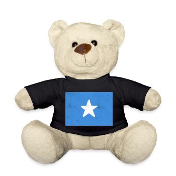 Drapeau de la Somalie - Nounours - noir - Devant